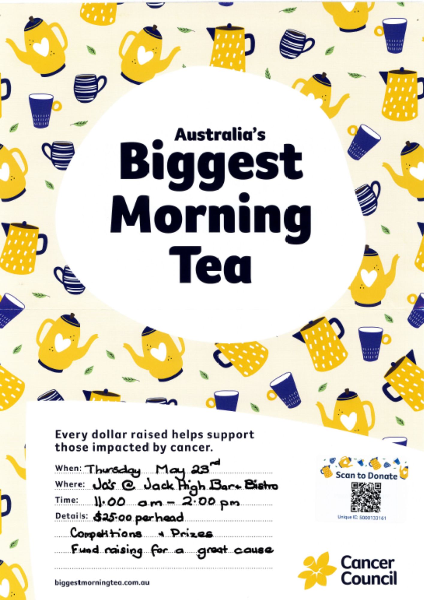 BIGGEST MORNING TEA ad image